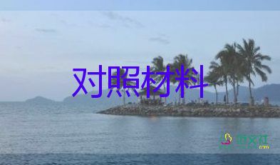 四個(gè)自信檢查對(duì)照材料5篇