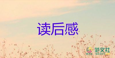 小說讀后感推薦7篇