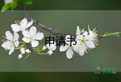 手續(xù)的申請書6篇