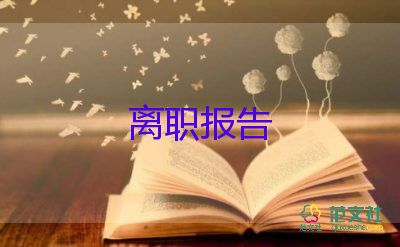 經(jīng)融公司辭職報告8篇